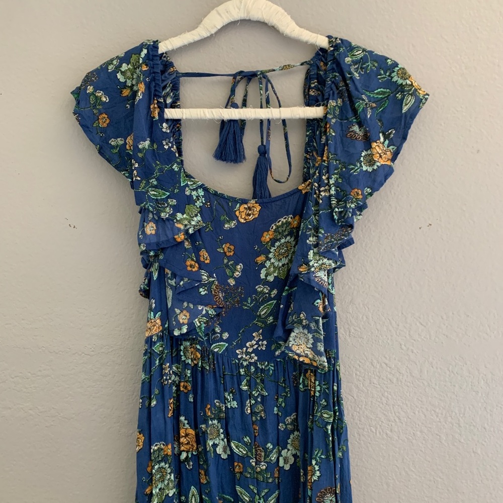 Backless flora maxi dress